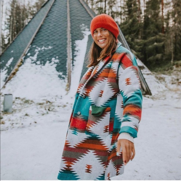 western print jacket